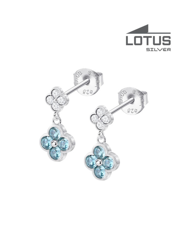 LOTUS SILVER EARRINGS